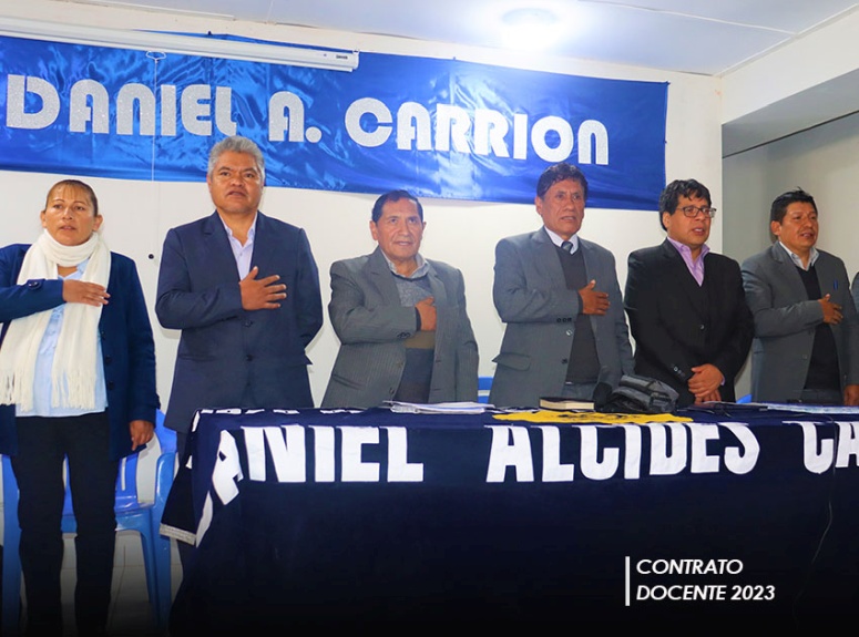 Docentes contratados para el Desarrollo del Año Escolar 2023